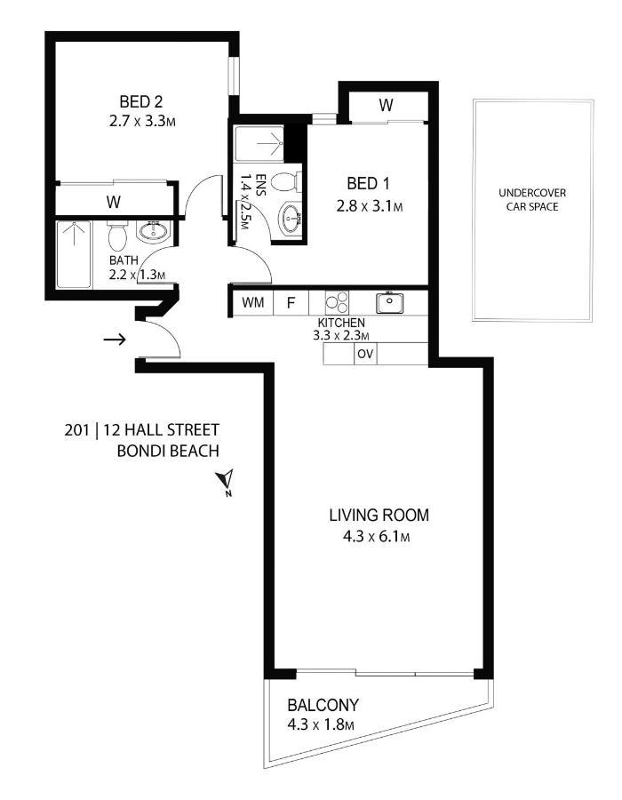 Premium Bondi Beach 2 Bedroom With Beach View And Parking Sydney Exterior photo
